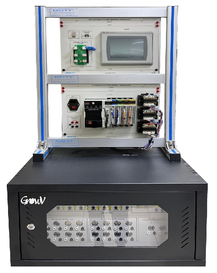 4. ALLEN BRADLEY PLC WITH UNIVERSAL TRAINER BOARD